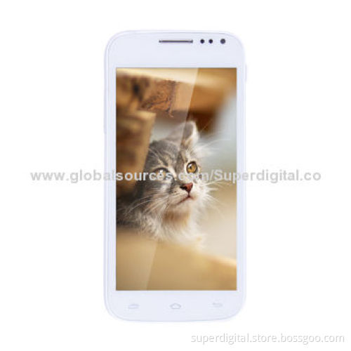 4.5-inch Smartphone, Android 4.2.2 OS/MT6572A Dual-core 1.3GHz, Supports 3G/Bluetooth/Wi-Fi/GPS